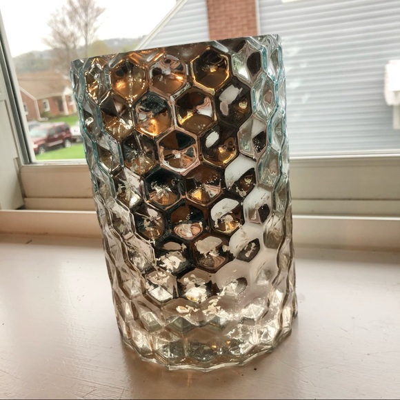 Kirklands Accents Blue And Gray Mercury Glass Vase Poshmark